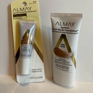Almay Ageless Hydrating Concealer & Foundation Bundle New Makeup